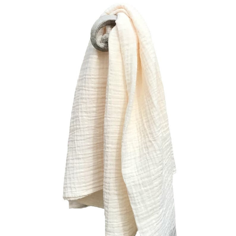 Couverture d'Emmaillotage pour Bébé Brodée- Tissu Mousseline