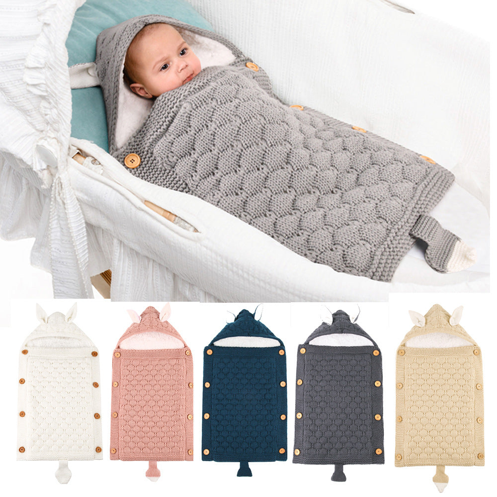 Sac de Couchage Doudou pour Bébé Nouveau-Né à Utiliser en Poussette