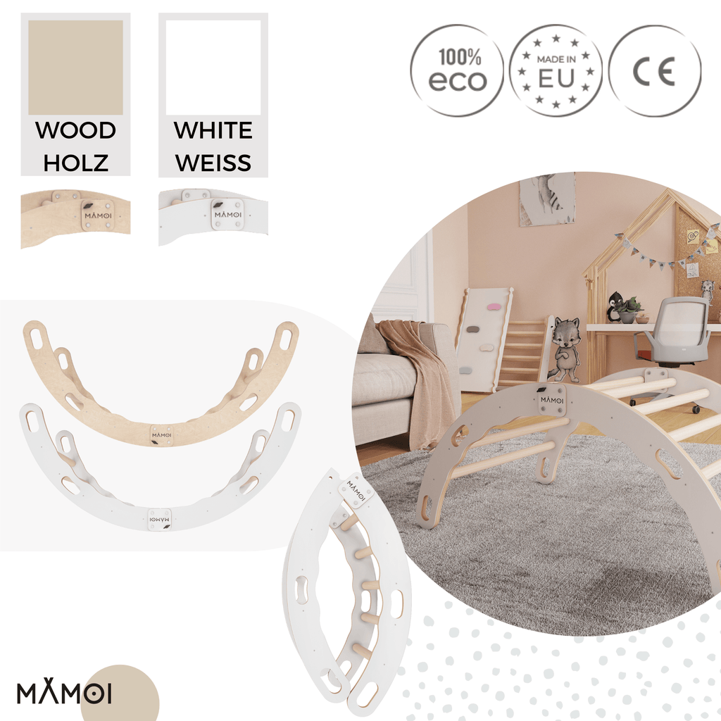 Bascule en bois MAMOI® pour enfants montessori multifonctions