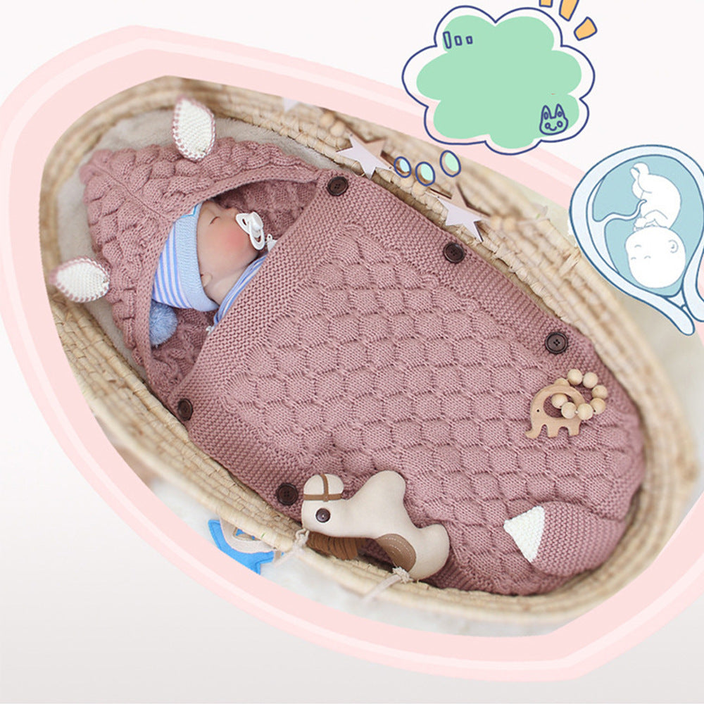 Sac de Couchage Doudou pour Bébé Nouveau-Né à Utiliser en Poussette