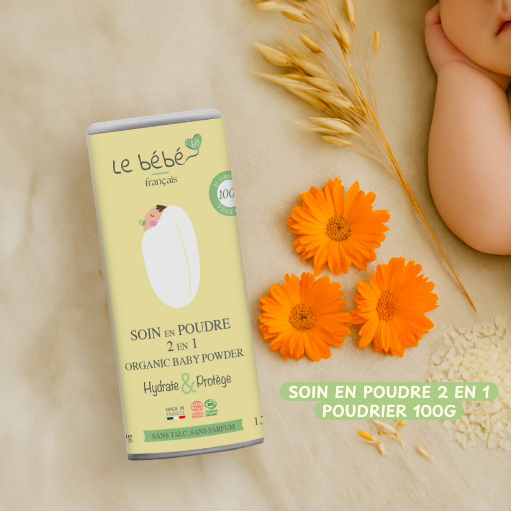 Coffret cadeau naissance : soins bébé bio