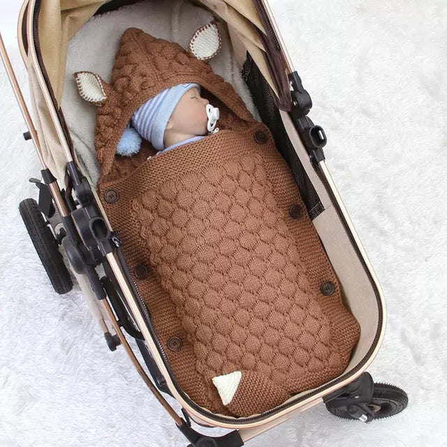 Sac de Couchage Doudou pour Bébé Nouveau-Né à Utiliser en Poussette