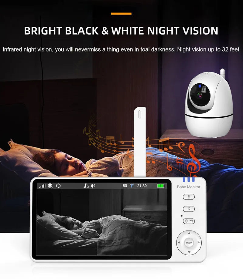 Moniteur Bébé HD Sans Fil