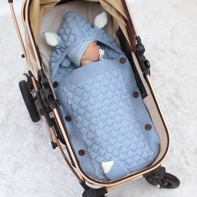 Sac de Couchage Doudou pour Bébé Nouveau-Né à Utiliser en Poussette