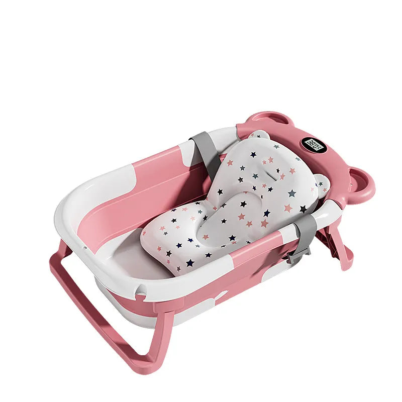 Baignoire pour bébé avec détection de température pour nouveau-né
