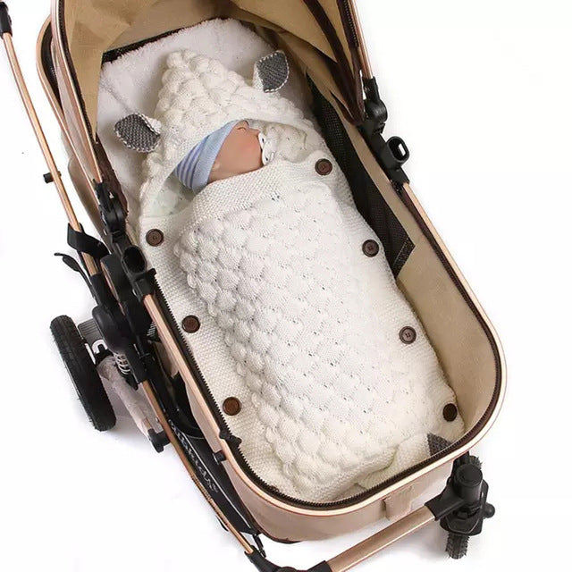 Sac de Couchage Doudou pour Bébé Nouveau-Né à Utiliser en Poussette