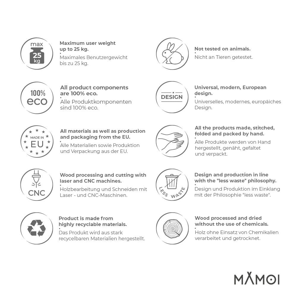 MAMOI® Balançoire pour enfants OURS