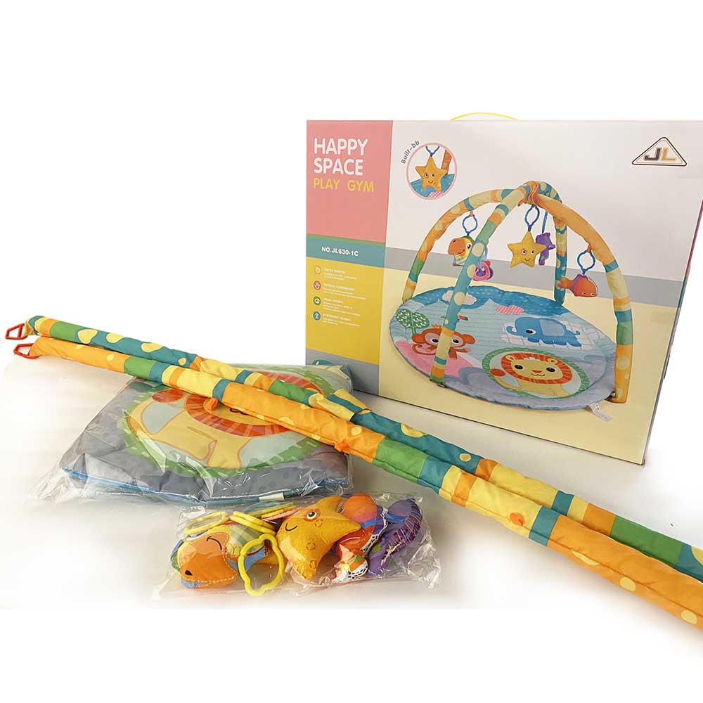Tapis d’éveil bébé avec arche amovible