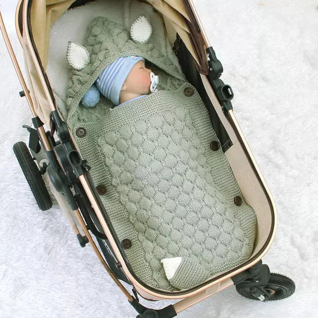 Sac de Couchage Doudou pour Bébé Nouveau-Né à Utiliser en Poussette