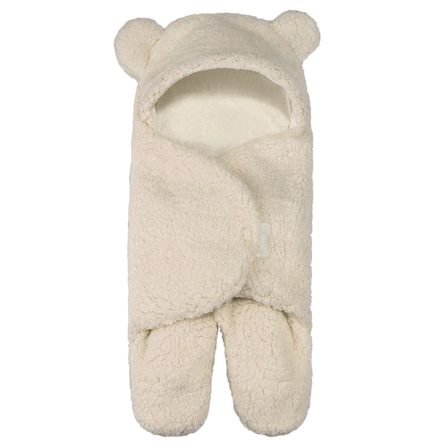 Sac de Couchage et Couverture d’Emmaillotage en Polaire Ultra-Douce pour Bébé