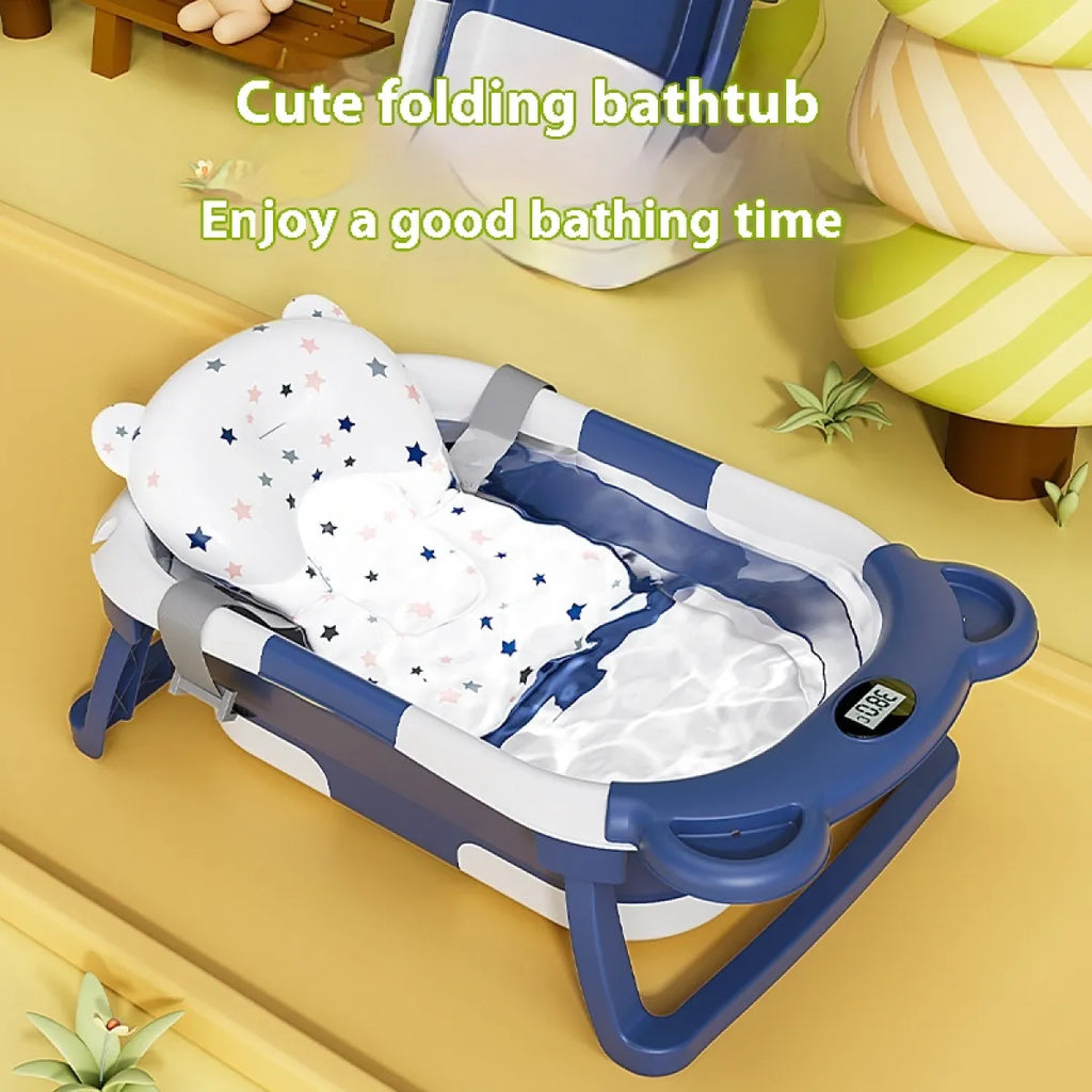 Baignoire pour bébé avec détection de température pour nouveau-né